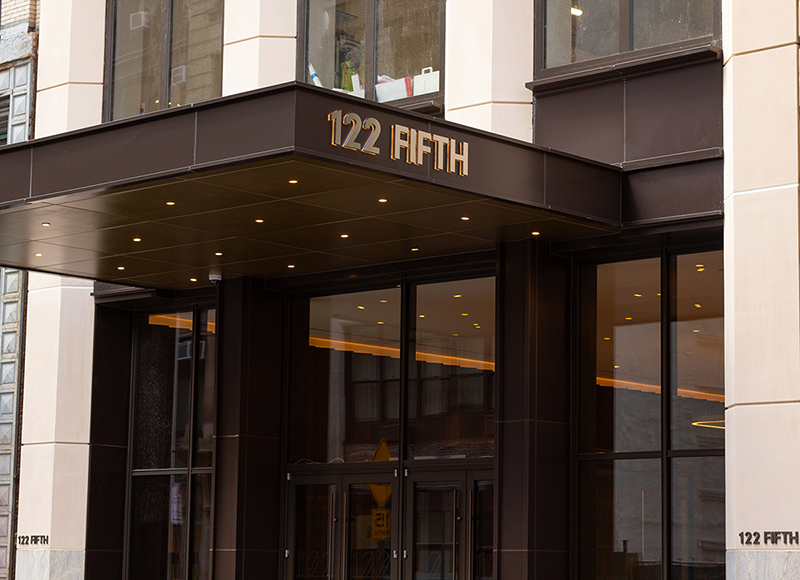 Bromley Cos. renovates 122 Fifth Ave.